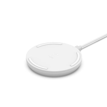 Belkin BoostCharge Wireless 15W Charging Pad Universally Compatible - White